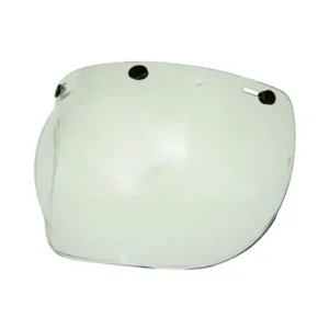 visiera tre bottoni trasparente